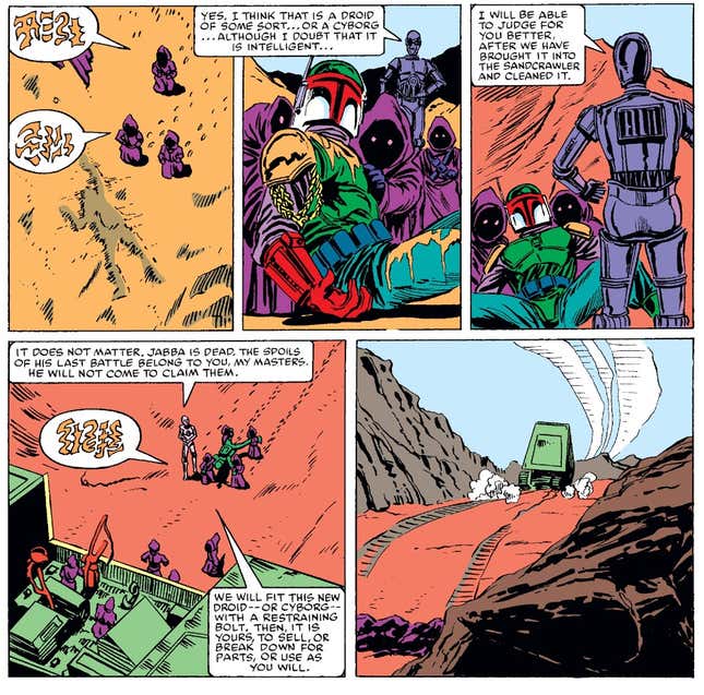 Imagen para el artículo titulado Cómo consiguió escapar Boba Fett al Pozo de Sarlacc