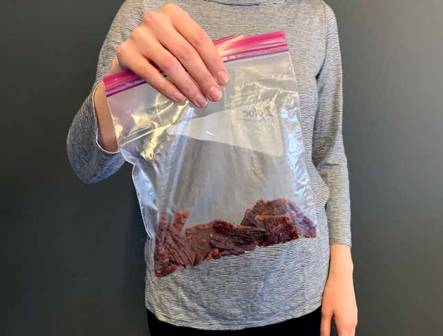 Image for article titled Friend Has Some Jerky In Clear, Unlabeled Bag For You To Try