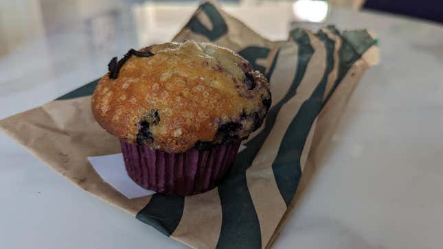 Starbucks Blueberry Muffin