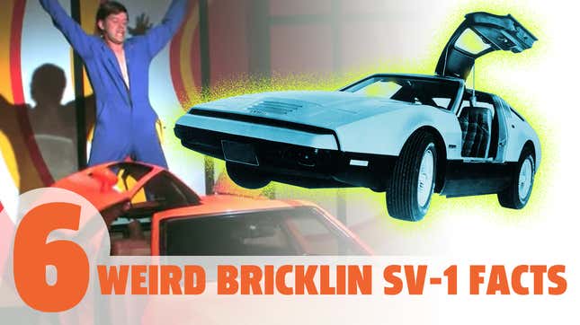 Image for article titled Here&#39;s Six Bonkers Facts About A Bonkers Car, The Bricklin SV-1