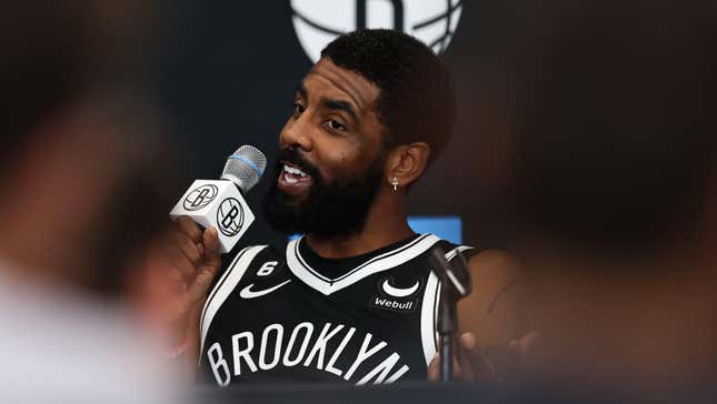 NBA Brooklyn Nets Reaction Kyrie Irving Figure
