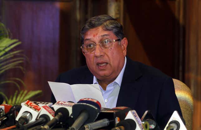 N. Srinivasan-IPL-Match Fixing