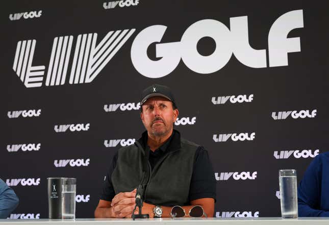 Phil Mickelson is the biggest name LIV Golf drew away from the PGA.
