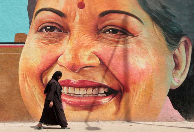 Jayalalithaa-Chennai-mural-India