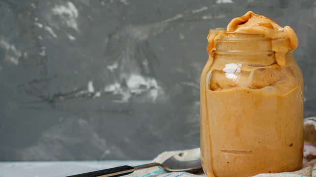 Image for article titled Eat Ice Cream Out of an Almost-Empty Peanut Butter Jar