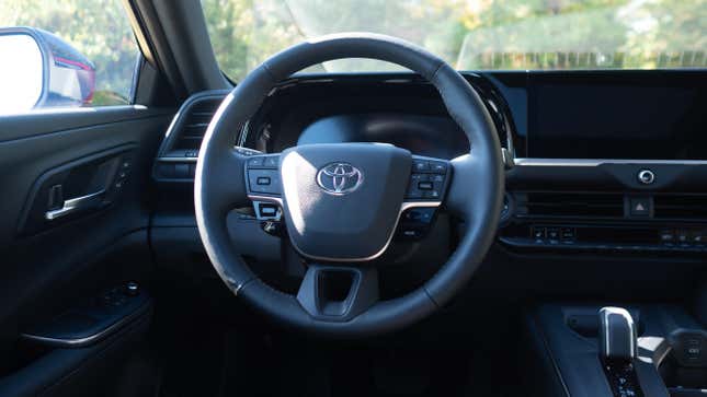 Image for article titled The 2023 Toyota Crown Is Gleefully Weird and Impressively Quick