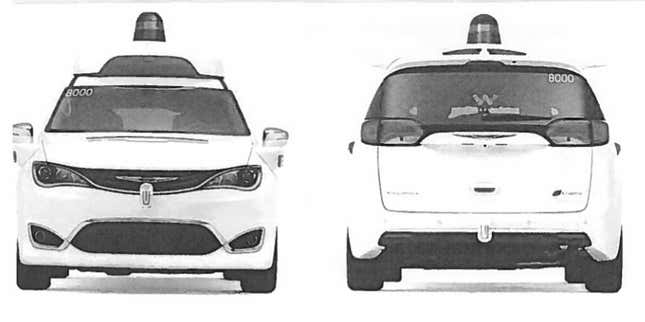 Images from Waymo’s TNC application in Arizona.