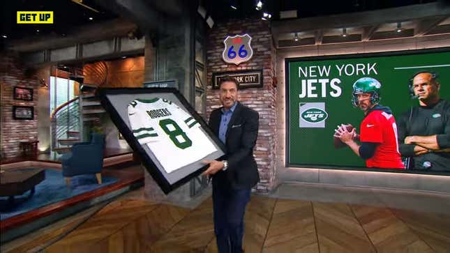 Image for article titled Fred Toucher interrupts Jets talk to call Mike Greenberg a &#39;no-talent pr*ck&#39;