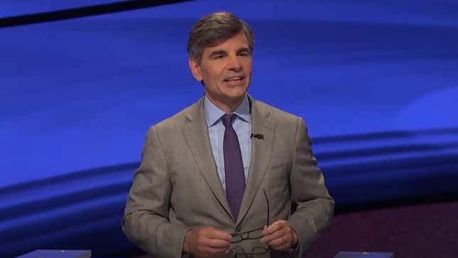 Jeopardy! guest host George Stephanopoulos