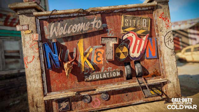 Image for article titled Iconic Nuketown Easter Egg Goes ‘80s Synthwave In Black Ops Cold War
