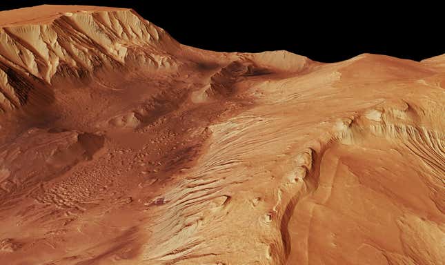 Vista de Valles Marineris desde Candor Chasma.