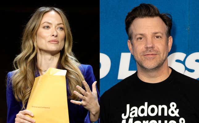Image for article titled Jason Sudeikis Claims He Didn&#39;t Know Ex Olivia Wilde Would Be Served Papers in Front of an Audience
