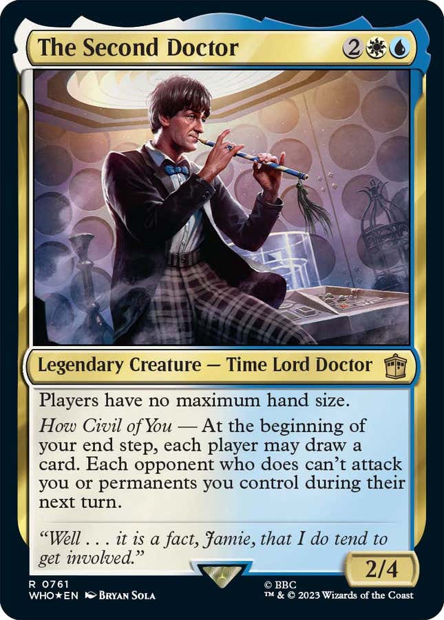 Image for article titled Magic The Gathering's Doctor Who Crossover Is a Cavalcade of Classic Heroes and Villains