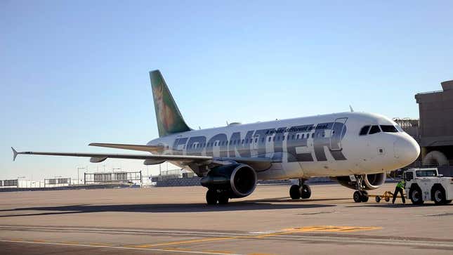 Image for article titled Frontier Airlines Tells Customers To Just Fucking Deal With It