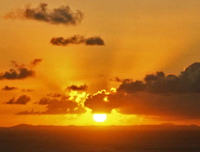 Image for article titled Sunset Shot At