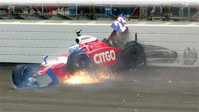 Image for article titled Notable Indy 500 Crashes