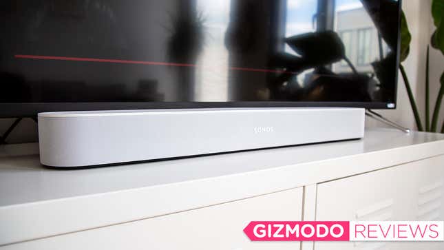 Image for article titled Sonos Beam Is a Great Smart Soundbar for Not Too Much Money