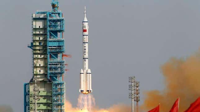 Imagen para el artículo titulado China envía con éxito al espacio una nave secreta reutilizable