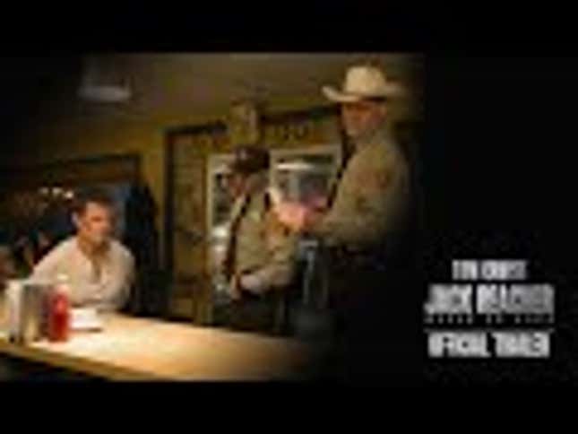 Tom Cruise operates outside the law in first <i>Jack Reacher: Never Go Back</i> trailer