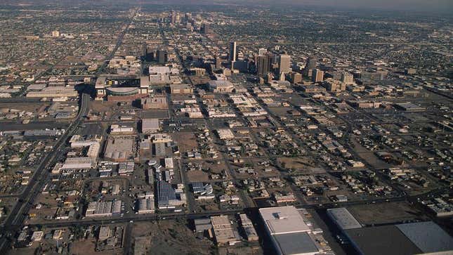 Image for article titled New Study Finds Most Of Earth’s Landmass Will Be Phoenix Suburb By 2050