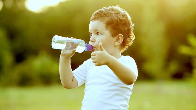 Image for article titled How to Get Your Kids to Drink More Water