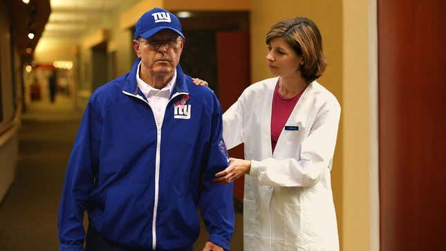 Image for article titled Giants Move Tom Coughlin To Assisted-Coaching Facility