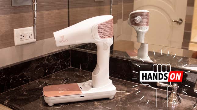 Image for article titled This Cordless Hair Dryer Uses Infrared Light to Banish Wetness