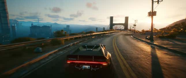Imagen para el artículo titulado Cyberpunk 2077 tiene algunos diseños de autos realmente alucinantes