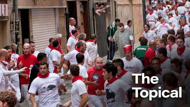 Image for article titled Spain Holds First Annual ‘Running Of The Virus’ Festival