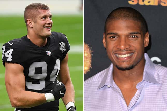 Las Vegas Raiders' Carl Nassib Becomes Only Active NFL Player To Say He's  Gay