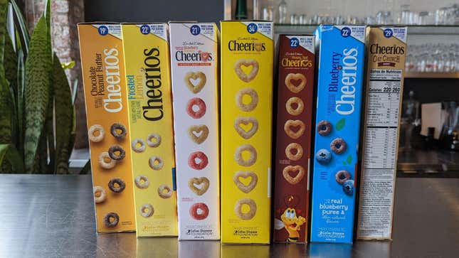 Image for article titled There Are Way More Cheerios Flavors Than You Knew