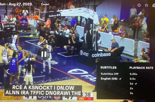 Image for article titled Why have there been so many WNBA broadcasting blunders this season?