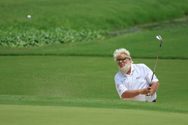 The cigarettes and (diet) coke diet has fueled John Daly’s PGA Championship bid.