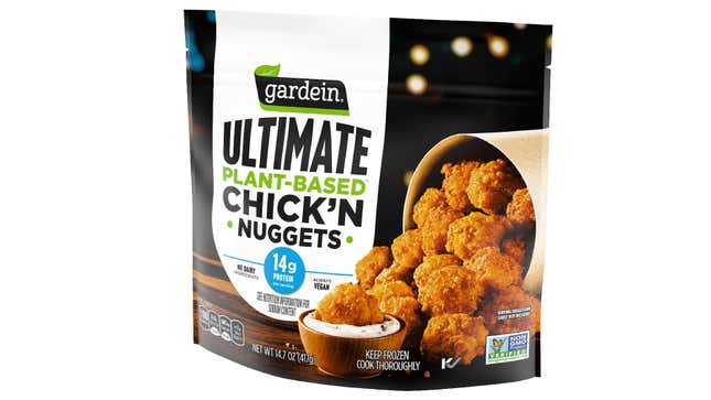 Bag of Gardein Plant Based Chicken Nuggets