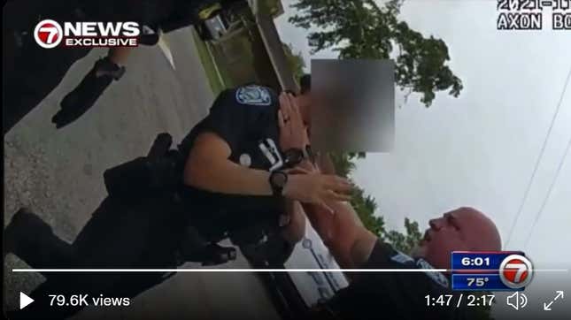 Image for article titled Video: South Florida Cop Charged With Choking Female Officer