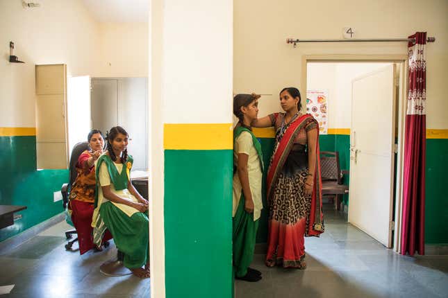 All students get regular health checkups at Pardada Pardadi.