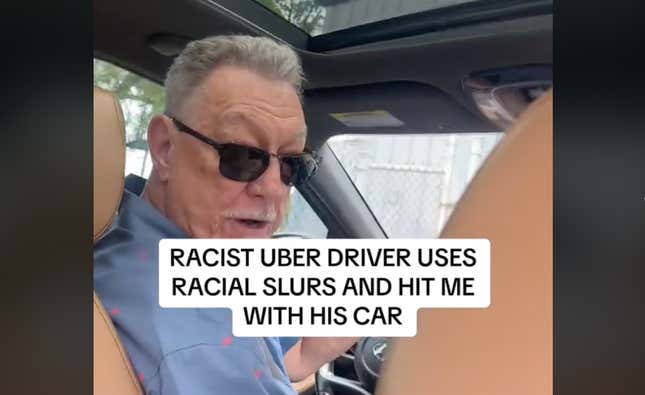 Image for article titled Watch This Uber Driver Lose His Racist Mind