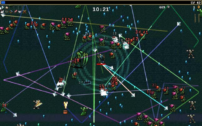 A player massacres several enemies.