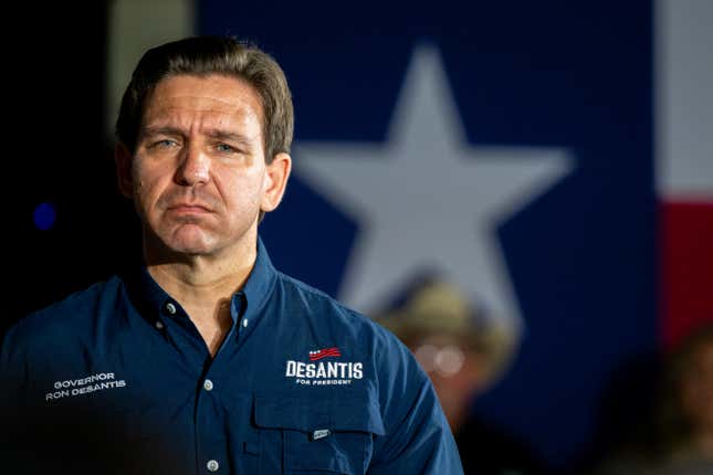Image for article titled Private Plane-Lover Ron DeSantis Lays Off a Third of His Staff