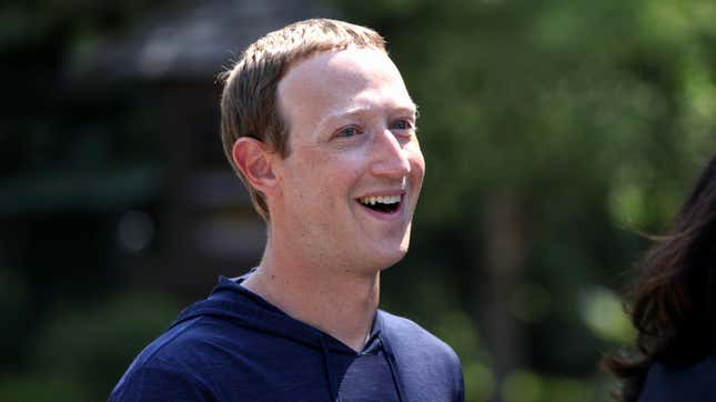 CEO of Facebook Mark Zuckerberg walks to lunch following a session at the Allen & Company Sun Valley Conference on July 08, 2021 in Sun Valley, Idaho. 