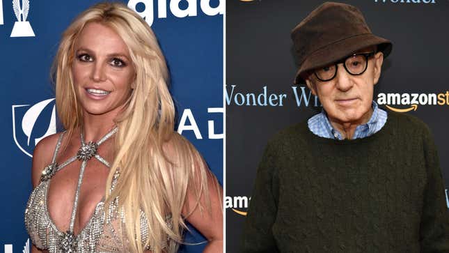 Image for article titled Do We Think Britney Spears Knows About Woody Allen?