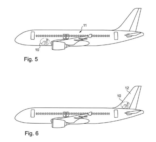 With automation, pilots could be located elsewhere in the aircraft