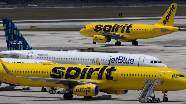 Image for article titled JetBlue Says It&#39;s Buying Spirit for $3.8 Billion After Frontier Deal Falls Apart