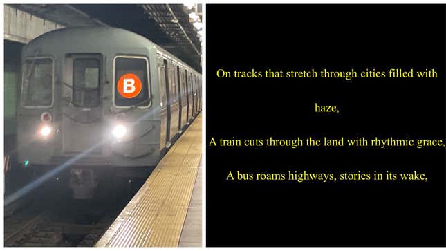 Image for article titled This Borges-Inspired AI Model Can Create Poems Based on iPhone Photos