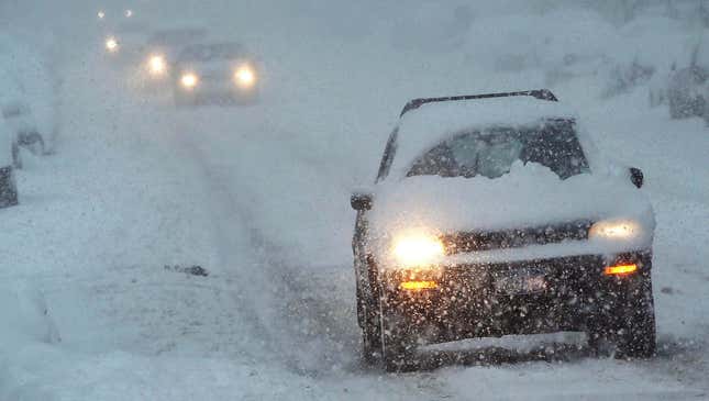 Image for article titled How To Drive Safely In Winter Conditions