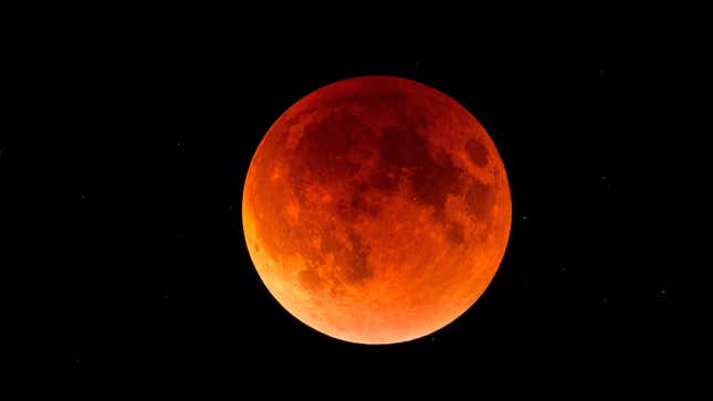 Imagen para el artículo titulado Sigue en directo el eclipse total de luna: no habrá una 'superluna de sangre' igual hasta 2025