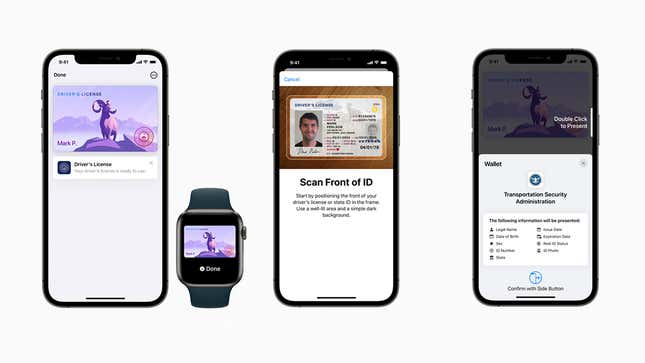 Image for article titled Here Are the First 8 States Getting ID Support in Apple Wallet