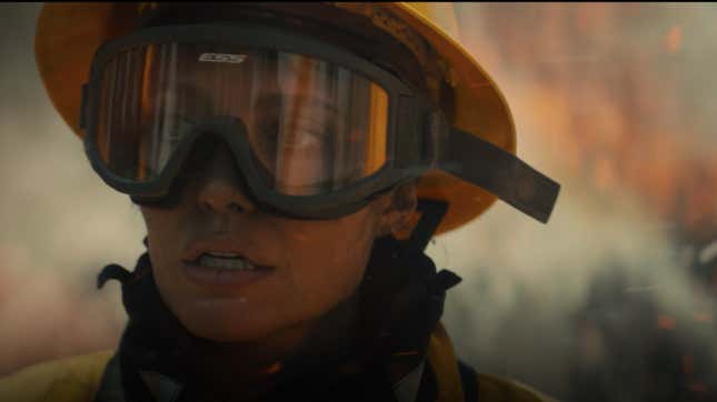 Image for article titled I Can&#39;t Stop Thinking About the Bonkers Angelina Jolie Firefighter Movie