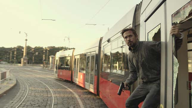 Ryan Gosling as Six in The Gray Man.