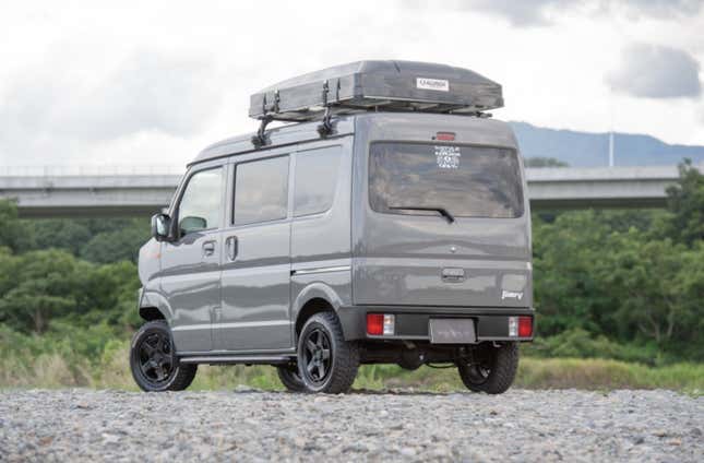 Image for article titled The Suzuki Jimny Fuses With The Suzuki Every To Make The Cutest Overland Kei Car